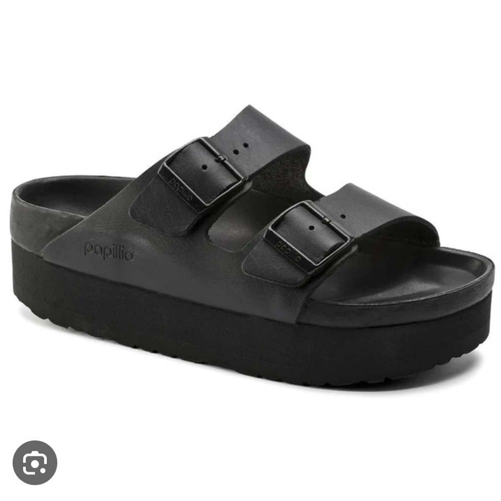 Birkenstock / Papillo Exquisite Leather Arizona Platform